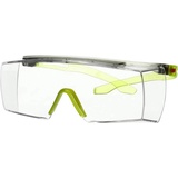3M Schutzbrille SecureFit 3700 EN 166-1FT Bügel grau/lindgrün,Scheibe klar PC 3M