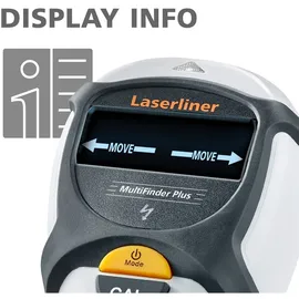 LASERLINER Ortungsgerät MultiFinder Plus Ortungstiefe (max.) 100 mm