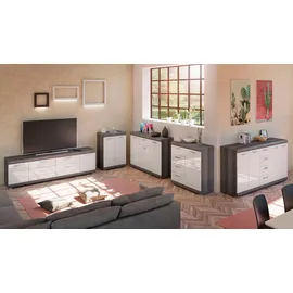 Home Affaire SIENA 60 x 85 x 37 cm grau / grau