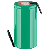 goobay Sub-C, 2500 mAh, Lötfahne (Z) (1 Stk., Sub-C, 2500 mAh), Batterien - Nickel-Metallhydrid Akku (NiMH), 1,2 V, PVC, Lötfahne (Z)