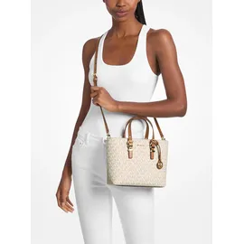 Michael Kors Quinn Small Umhängetasche Kunstleder White