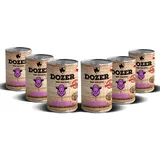 6 x 400g Hundefutter Dozer Lamm Premium Nassfutter getreidefrei Dosen