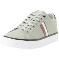 Tommy Hilfiger Herren Vulcanized Sneaker Schuhe, Grau (Antique Silver), 40