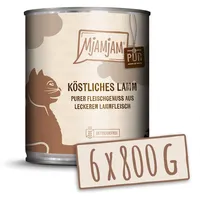 MjAMjAM purer Fleischgenuss 800g Dose Katzennassfutter (6 x 800
