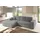 bromarkt Ecksofa PABLO Schlaffunktion Bettkasten L-Form 294x185x85cm Hellgrau Links - Hellgrau
