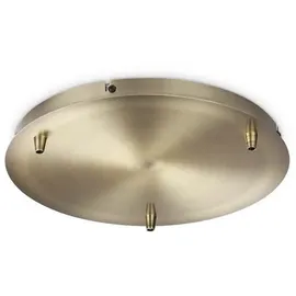 Ideal Lux Baldachin rund 3-fach Ø 30 cm Metall