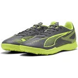 Puma Unisex Ultra 5 Play TT Fussballschuh, Matte Aged Silver-Yellow ALERT Aged Silver, 48.5 EU