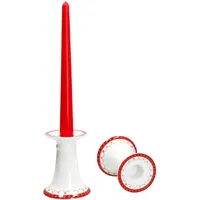 Mambocat 2er Set Weihnachtstraum Kerzenständer Höhe 10,7 cm aus Porzellan