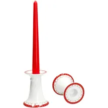 Mambocat 2er Set Weihnachtstraum Kerzenständer Höhe 10,7 cm aus Porzellan
