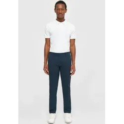 KnowledgeCotton Apparel Chinohose »LUCA slim«, mit Label-Stichting hinten KnowledgeCotton Apparel Total Eclipse 36