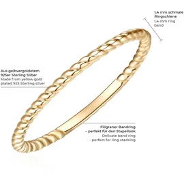 Glanzstücke München Ring Sterling Silber in gelbgold, | Gr.: 54,