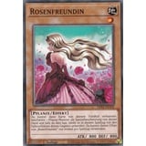 LDS2-DE102 - Rosenfreundin - Common - DE - im Set mit Ultrapro Toploader - Yugioh