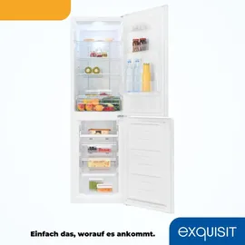 Exquisit KGC250-85-NF-040D Kühl-Gefrierkombination (247 l, 180,5 mm hoch, Weiß)