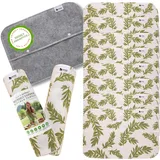 Wiederverwendbare Küchenrolle aus Baumwolle, 10 Stück waschbare Küchenrolle waschbar MADE IN EU; mehrveg wiederverwendbare Küchenpapier aus Stoff; nachhaltige Küchentücher; Reusable Kitchen Towels