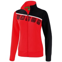Erima 5-C Präsentationsjacke Damen red/black/white 48
