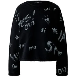 Oui Pullover in Schwarz | 36