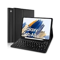 Hülle mit Tastatur für Samsung Galaxy Tab A8, Italiano QWERTY Tastatur Bluetooth, Tastatur mit Stifthalter für Samsung Galaxy Tab A8 10,5'' 2022 SM-X200/X205/X207