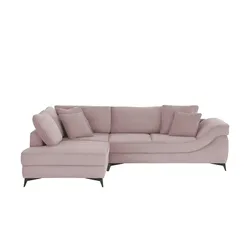 pop Ecksofa  Trentino , rosa/pink , Maße (cm): B: 310 H: 98 T: 223