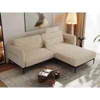 Ecksofa SALENTO L Boucle Beige - Beige