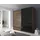 INOSIGN »Galaxy Kleiderschrank, Wäscheschrank 200, 220 oder 270cm breit«, INKLUSIVE kompletter Innenausstattung, Metallgriffe und Glasfront