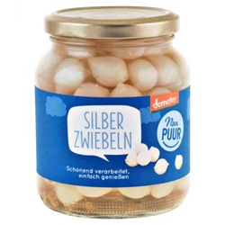 NurPuur Silberzwiebeln demeter 340g