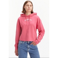 Tommy Jeans Sweatshirt Essential Logo DW0DW14852 Rosa Relaxed Fit XL