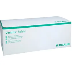 Venofix Safety Venenpunkt.25 G 0,5x19mm 30cm orang
