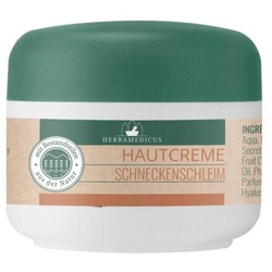 Schmees GmbH Körpercreme 12x Herbamedicus Hautcreme 50ml Schneckenschleim Gesicht Tagespflege N