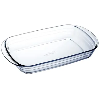 ARCUISINE 4937416 – Auflaufform rechteckig, 40 x 27 cm, 4,6 l, transparent