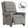vidaXL Relaxsessel Elektrisch Taupe Stoff