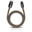 Oehlbach Powercord High End Stromkabel C15 auf CEE7/7 500 cm Braun