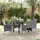 vidaXL Garten Essgruppe 5-tlg. Grau
