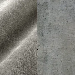 Muster Soft-Canvas Betongrau