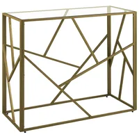 Beliani Konsolentisch Orland 100 x 40 x 85 cm Silber
