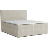 Deine Möbel 24 LOFT IV 180 x 200 cm H4 Beige/Grau/Schwarz