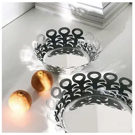 Alessi Vimini Schüssel 22 cm, silberfarben