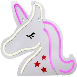 just light. 85025-70 - LED-Neon-Wanddekoration NEON LED/6,5W/5V Einhorn - Klar