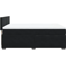 vidaXL Boxspringbett 140 x 200 cm Schwarz