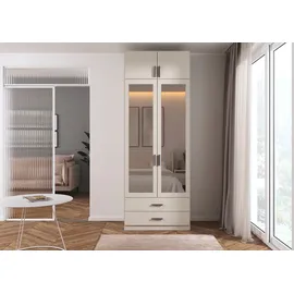 Rauch Wäscheschrank GAMMA 91 x 248 x 54 cm Beige