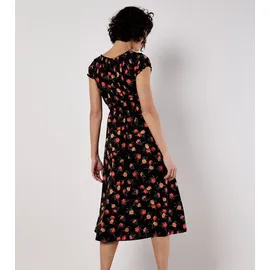 Apricot Midikleid Schwarz 36