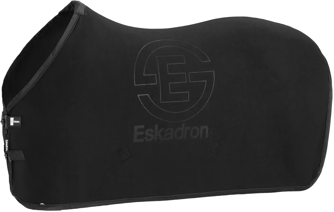 ESKADRON Dynamic Abschwitzdecke Fleece Stamp schwarz 125 cm