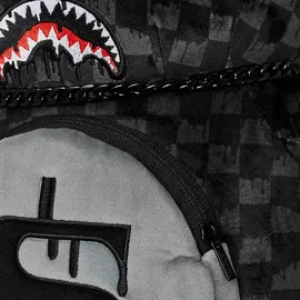 Sprayground Dripping Sharks in Paris Moneybear grau