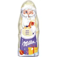 Milka Weihnachtsmann weiße Schokolade Alpenmilchschokolade 90g