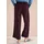 Cecil Stoffhose "Style Neele", Damen, Gr. XL (44), Länge 30, rich burgundy, Web, Obermaterial: 55% Leinen, 45% Viskose. Futter: 100% Baumwolle, unifarben, loose fit lang, Hosen Stoffhose, mit Gummizug und aus Leinen-Viskose-Mix