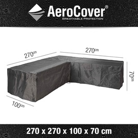 AeroCover Eck-Lounge-Hülle L-form 270x270x100x70cm