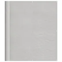 vidaXL Balkonverkleidung 120 x 600 cm Hellgrau Polyester