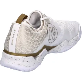 Kempa Wing Lite 2.0 W in weiß/gold – Gr.: 8