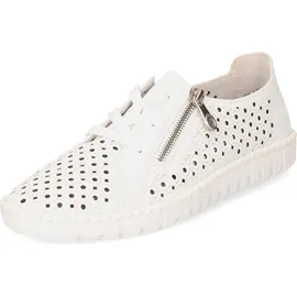 Rieker Komfort Schnürschuhe in Weiß 36