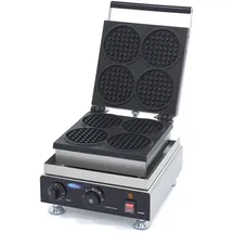 MAXIMA Waffeleisen - 4 Waffeln - Mini-Runden