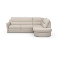 sit&more Ecksofa »Panini L-Form«, wahlweise mit Vorziehsitz und Bettkasten, grau